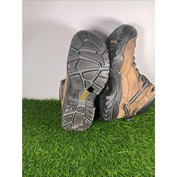 KEEN Waterproof Hiking Boots Mens Size 9 Brown Leather Outdoor Trail Work Shoes main image 7